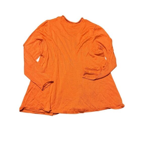 J Jill 100% Merino Wool Sweater Womens Size Medium Petite Salmon V-neck - Picture 2 of 6